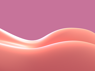 Rim lighting study #2 3d abstract blender butt dunes lighting pink rim