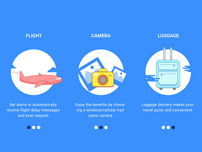 Travel Onboarding App Screen app design mobile travel ui ux vector