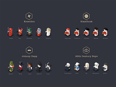 some 2.5D toys illustration
