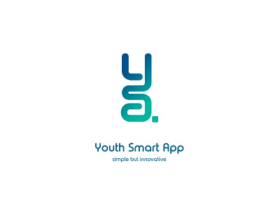 Youth Smart App brand identity illustrator logo photoshop security