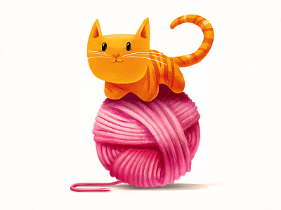 Lil Cat cat kitten kitty yarn