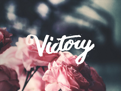 Victory calligraphy cursive hand lettering lettering victory