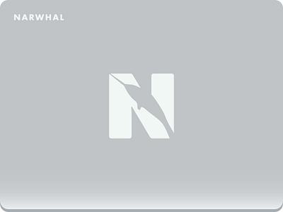 Narwhal character monodon monoceros narwhal type typography whale