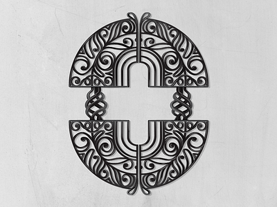 36 Days of Type_0 36days a 36daysoftype colourless gate handlettering illustratedtype lettering type typography victorian wrought iron