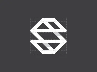 Satory Simple Grid building company design engineering grid letter logo logotype minimal project s simple