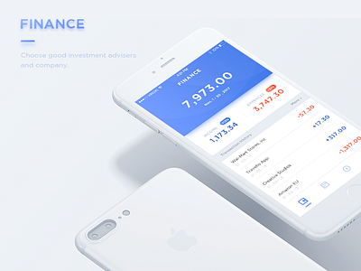 Finance 01 app design ui ux