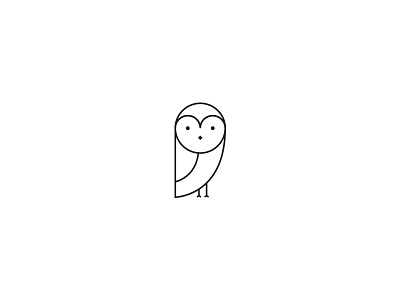 Owl Character Design art black branding character design designer dribbble graphic graphicdesign illustration illustrator line logodesign owl photoshop shapes simple typography vector white