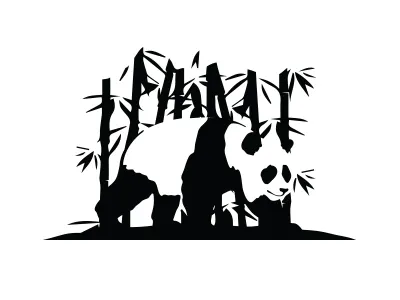 Panda bamboo china negative panda sale