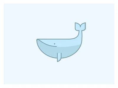 Whale illustration sealife vector whale