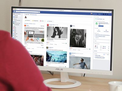 Facebook News Feed Reimagined facebook feed grid layout multi news responsive