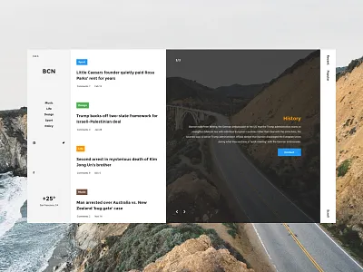 About BCN blog clean flat gallery material minimalistic news personal photo portfolio promo typography