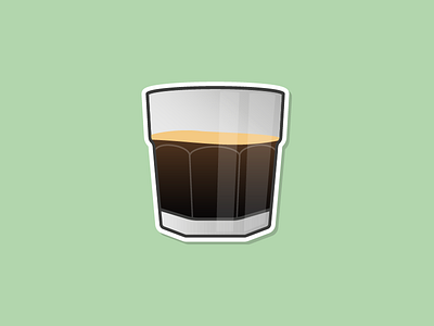 Italian Espresso coffee dribbble espresso italian sticker stickermule