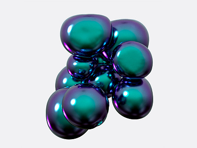 Glitter Balls 3d c4d cinema4d design elastic maxon model models scotland scottish