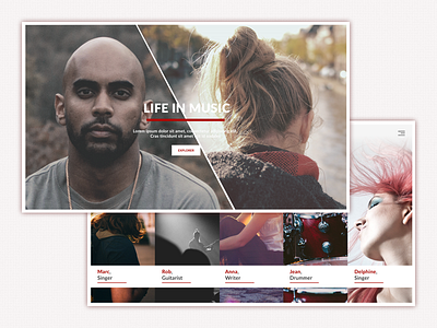 Life in Music documentary interface music ui ux