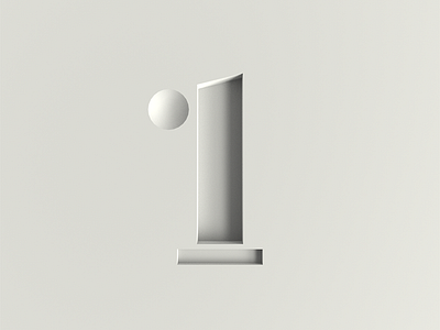 [1] 36 Days of Type 36daysoftype 3d 4d a c4d cgi cinema letter minimal render type