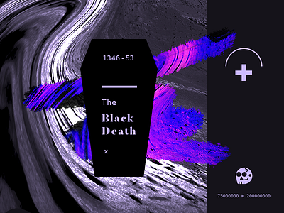 Black Death death history skull