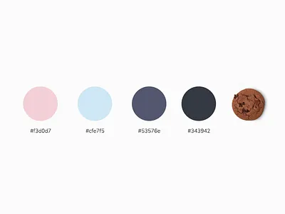 Colour Palette baking branding colours guide guidelines palette visual identity