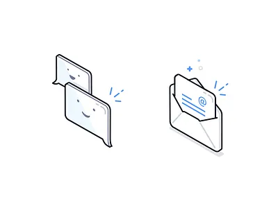 Reply chat email help isometric reply support texting textnow