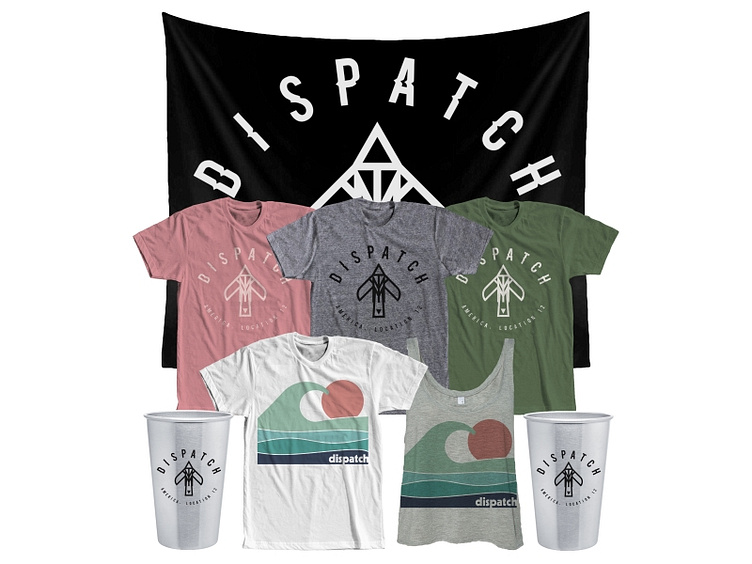 Dispatch - New Album Pre-order Merch by Brian Morgante on Dribbble
