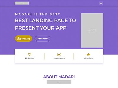 App Landing Page - UI to Frontend app app landing page design frontend design landing page phone template ui user interface web design website