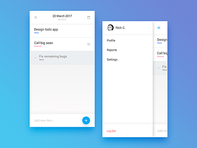 Todo List - Daily UI - #042 app daily list mobile productivity todo ui ux