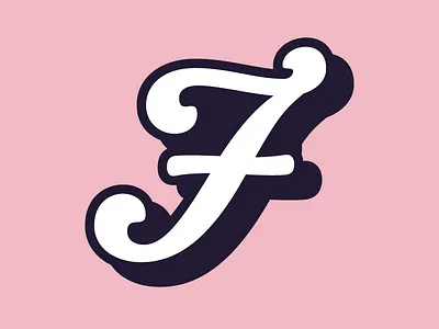 Hello Dribble brand curves lettering monogram typography vector