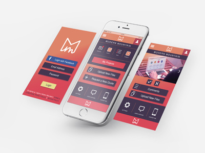 Mobile App Design app design graphic design logo logo design uiux web design