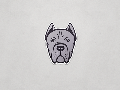 Cane Corso corso dog italian sticker