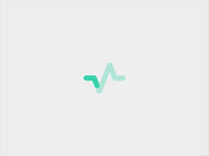 Abstract Activity Indicator activity animation gif green heartbeat icon