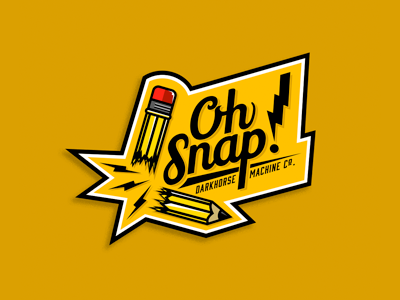 Oh Snap! design patch sticker