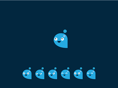 Cutemonster character cute emotion expression illustration mascot monster tag