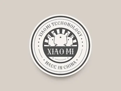 Badge For XiaoMi badges illustration