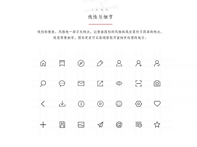 Linear and details icon