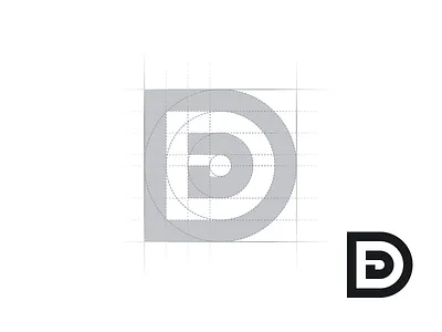 Self Branding Monogram [GRID] brand branding design grid identity logo mark monogram