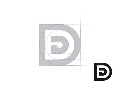 Self Branding Monogram [GRID] brand branding design grid identity logo mark monogram