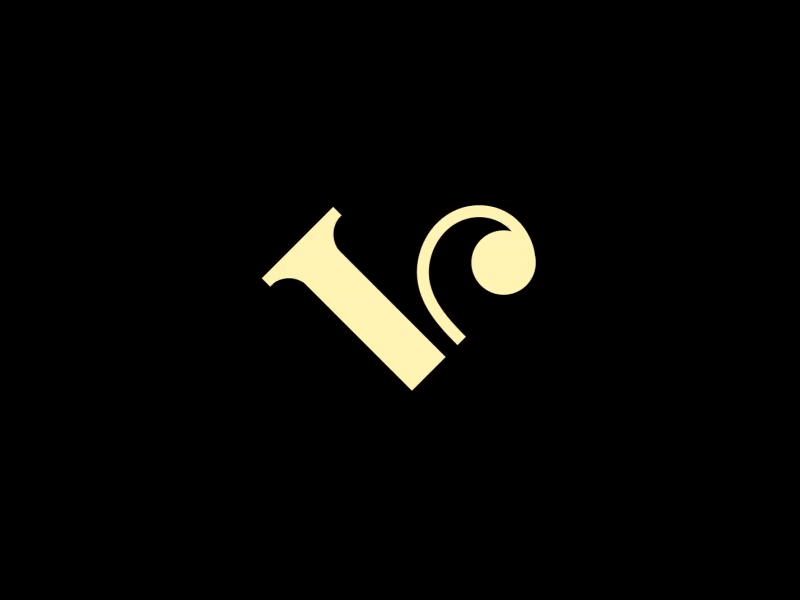 Animated V 36days after effects animated type typography v yellow