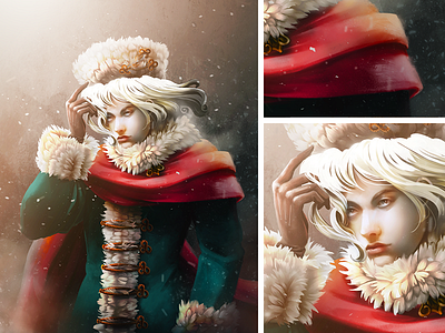 The Winter Prince brush digital art digital paint illustration paint snow storm victorian victorian age winter