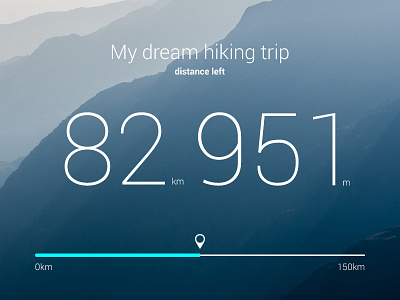 Dream Trip app branding design flat typography ui ux web