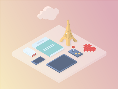 Digitale Passion arcade book digital eiffel tower heart ipad mobil paddle paris raspberry pi ux