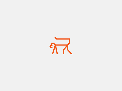 Monkey Mark! animal brand icon identity line logo mark minimal monkey stroke symbol