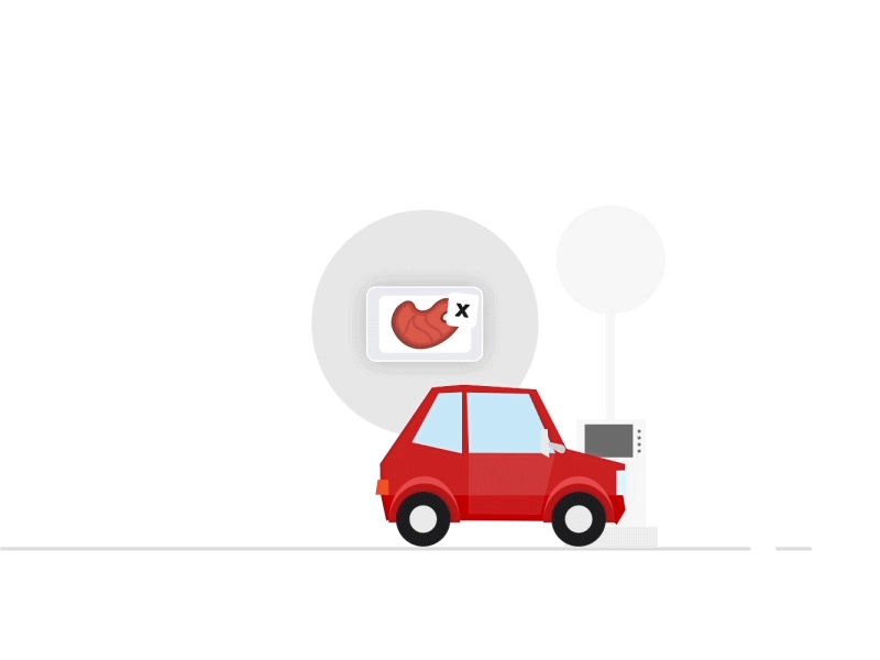 Weboucherie 3 car gif motion design