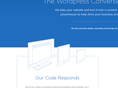 We Respond design icons illustration ui web wordpress