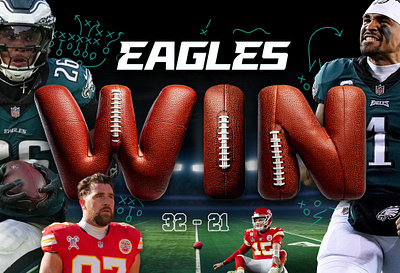 Super Bowl Hopes chiefs eagles eagles win football football font nfl philadelphia eagles super bowl superbowl