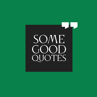 SomeGoodQuotes | Telegram Channel Brand Design banner branding design graphic design logo typography