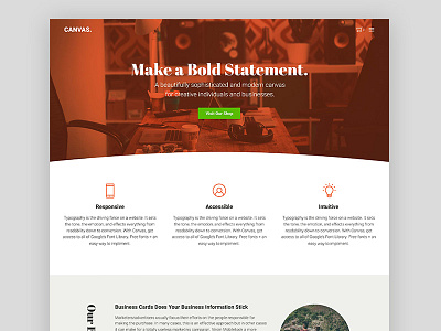 Canvas - Home blog ecommerce genesis framework genesiswp theme woocommerce wordpress