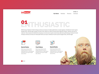 Services advertising clean minimal portfolio services simple