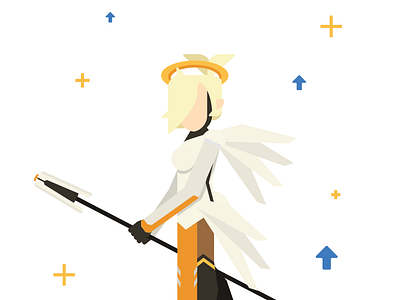 Overwatch Mercy illustrations overwatch