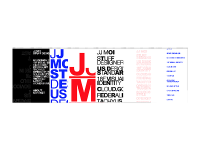 Portfolio Redesign | Version 5. jj me personal portfolio redesign website wip