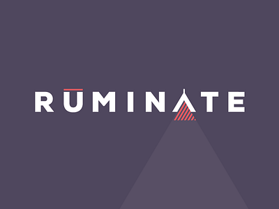 RUMINATE branding interior design logo