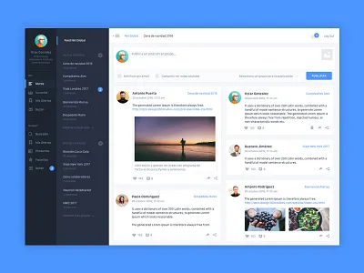 N&M Dashboard dashboard ui design web